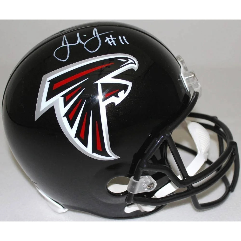 Julio Jones Autographed Atlanta Falcons Full Size Helmet with JSA COA - Authentic NFL Memorabilia for Sports Fans & Collectors, Perfect for Man Cave, Game Room Decor or Gift
