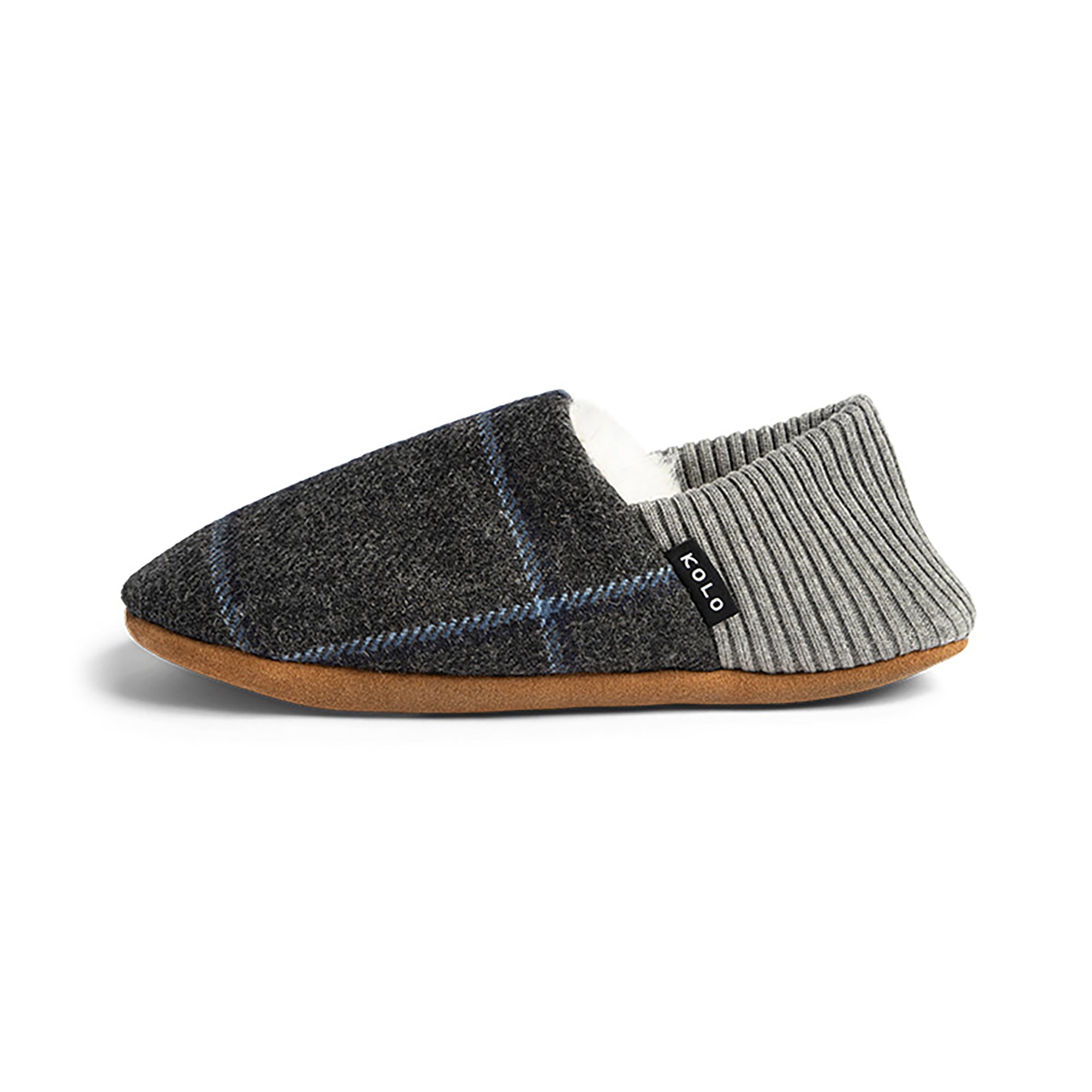 Finn Tweed House Shoes - Warm Fur Lined Indoor Slippers for Men & Women - Cozy Home Comfort for Winter & Relaxation