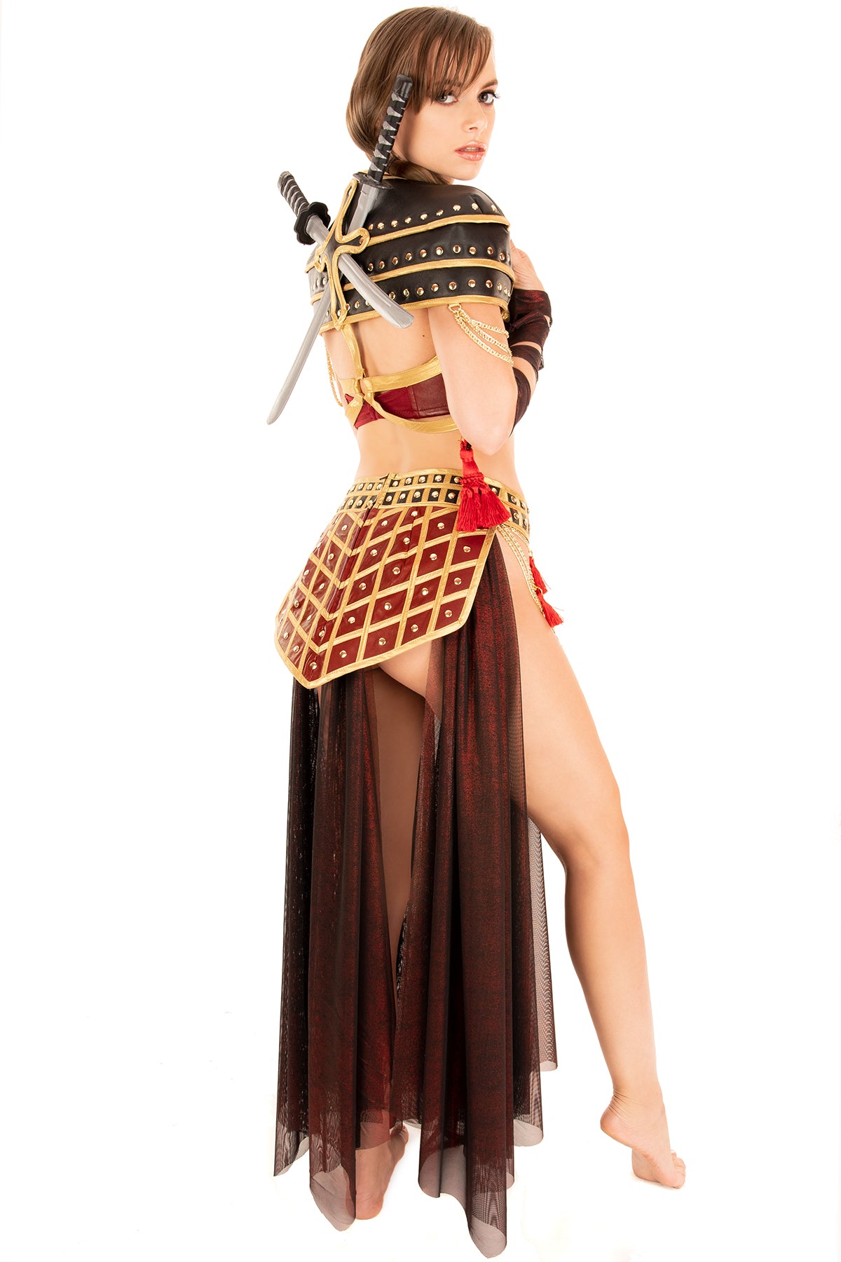 Imperial Warrior Shoulder Armor - Medieval Cosplay Costume Accessory for LARP, Renaissance Fairs & Halloween Costumes