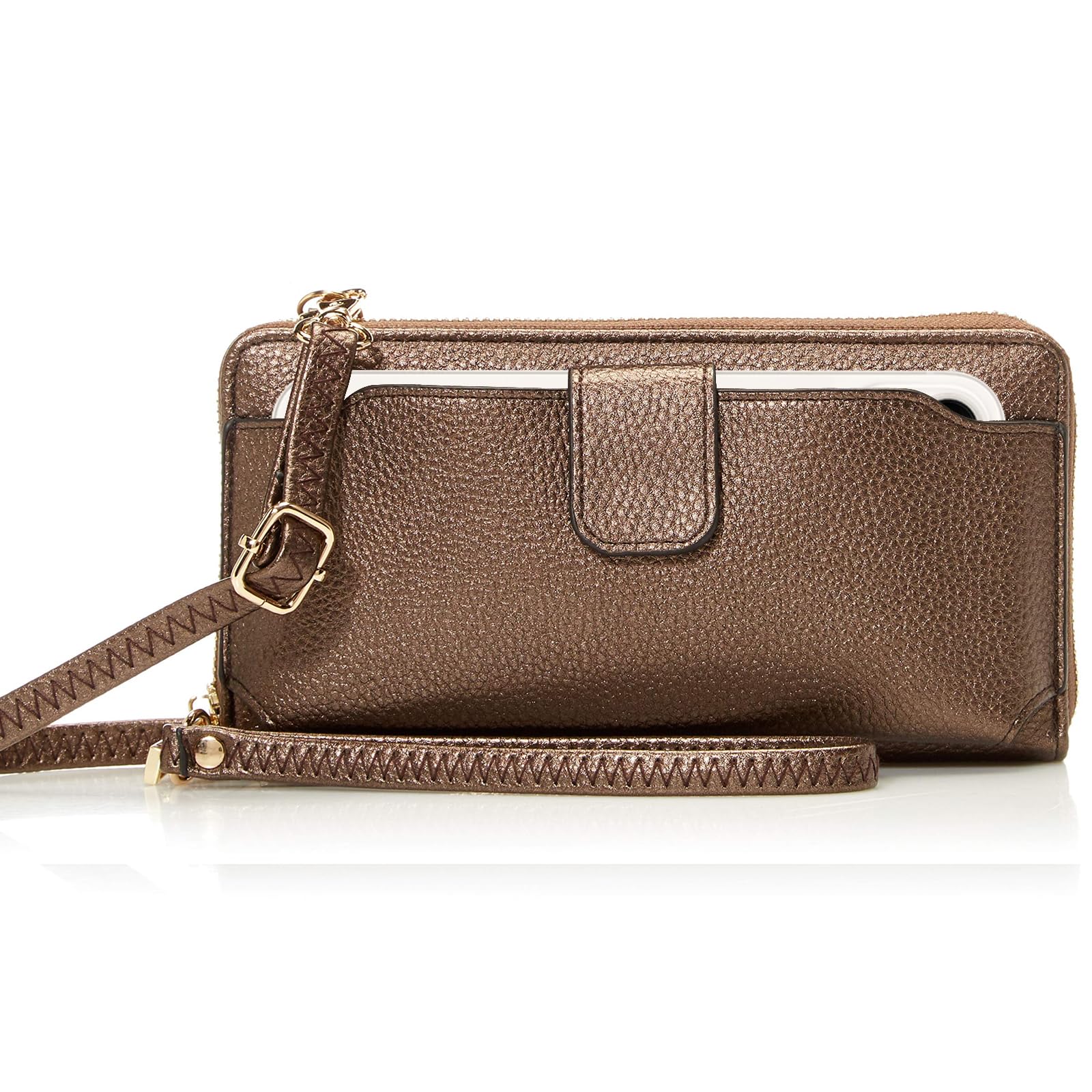 Women's Wristlet Wallet with Phone Holder - Crossbody Purse with RFID Protection for Everyday Use, Travel & Shopping