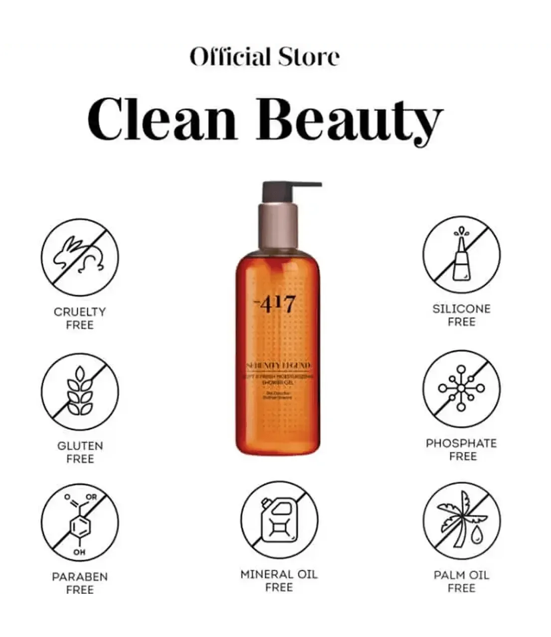 Minus 417 Soft & Fresh Moisturizing Shower Gel - Hydrating Body Wash for Dry Skin, Gentle Cleansing with Natural Ingredients - Perfect for Daily Use & Relaxing Bath Time
