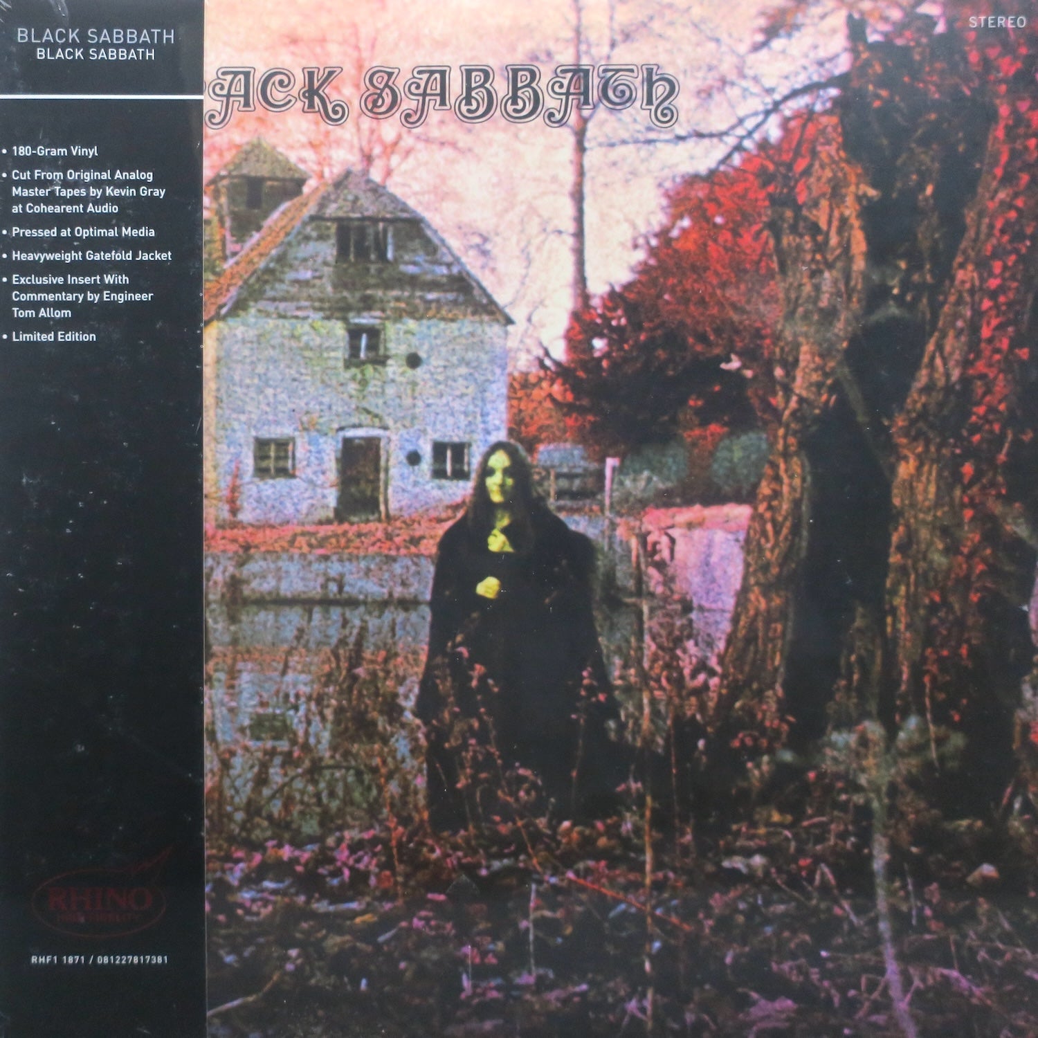 BLACK SABBATH Self-Titled Audiophile 180g Vinyl LP Record - Limited Edition Rocktober Release | Perfect for Music Collectors & Vinyl Enthusiasts | Ideal for Home Listening, Gifts & Music Room Decor