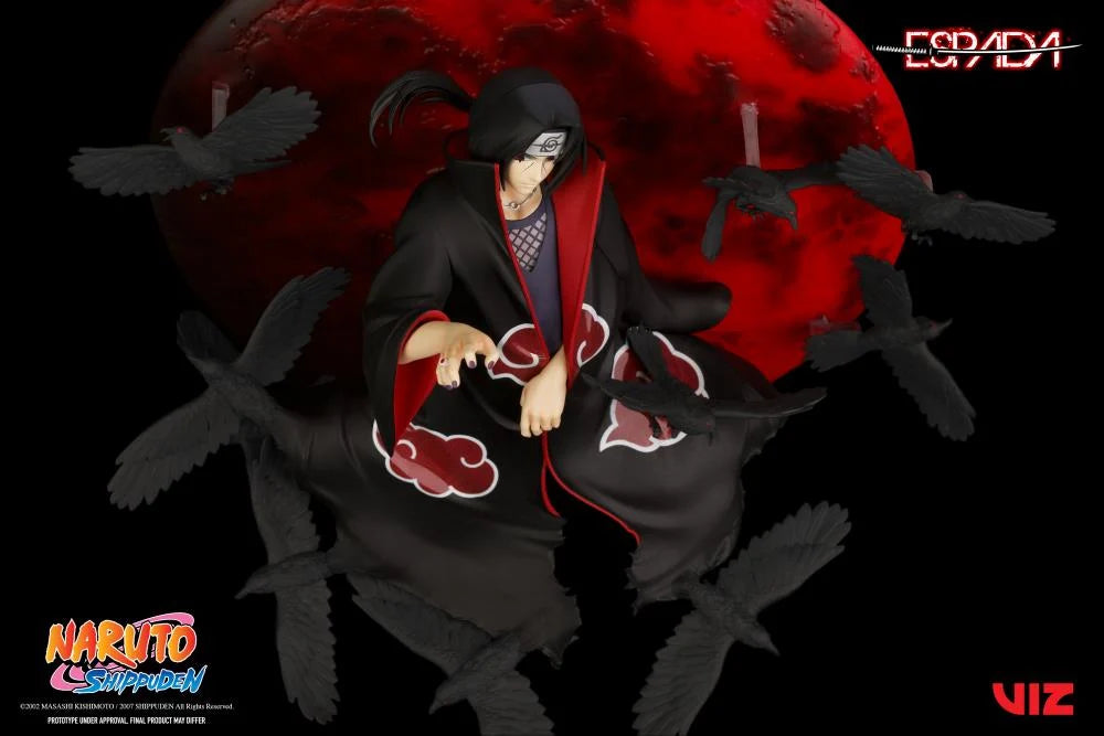 1/8 Scale Itachi Uchiha Wall Statue Figure from Naruto Shippuden - Anime Collectible for Home Decor, Office Display & Gift for Anime Fans