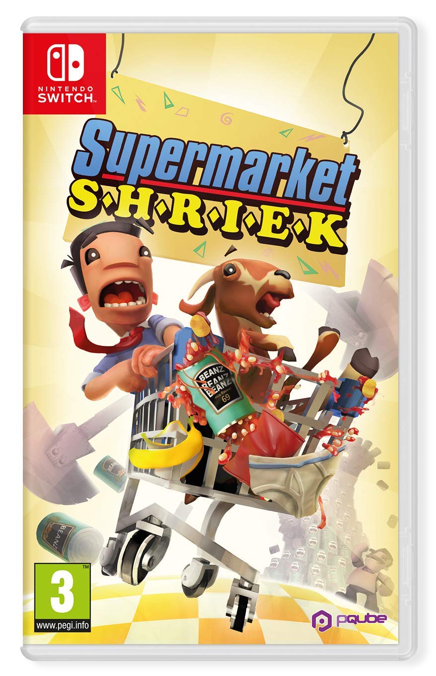 Supermarket Shriek - Fun Party Game for Nintendo Switch - Hilarious Multiplayer Chaos for Family & Friends Game Nights