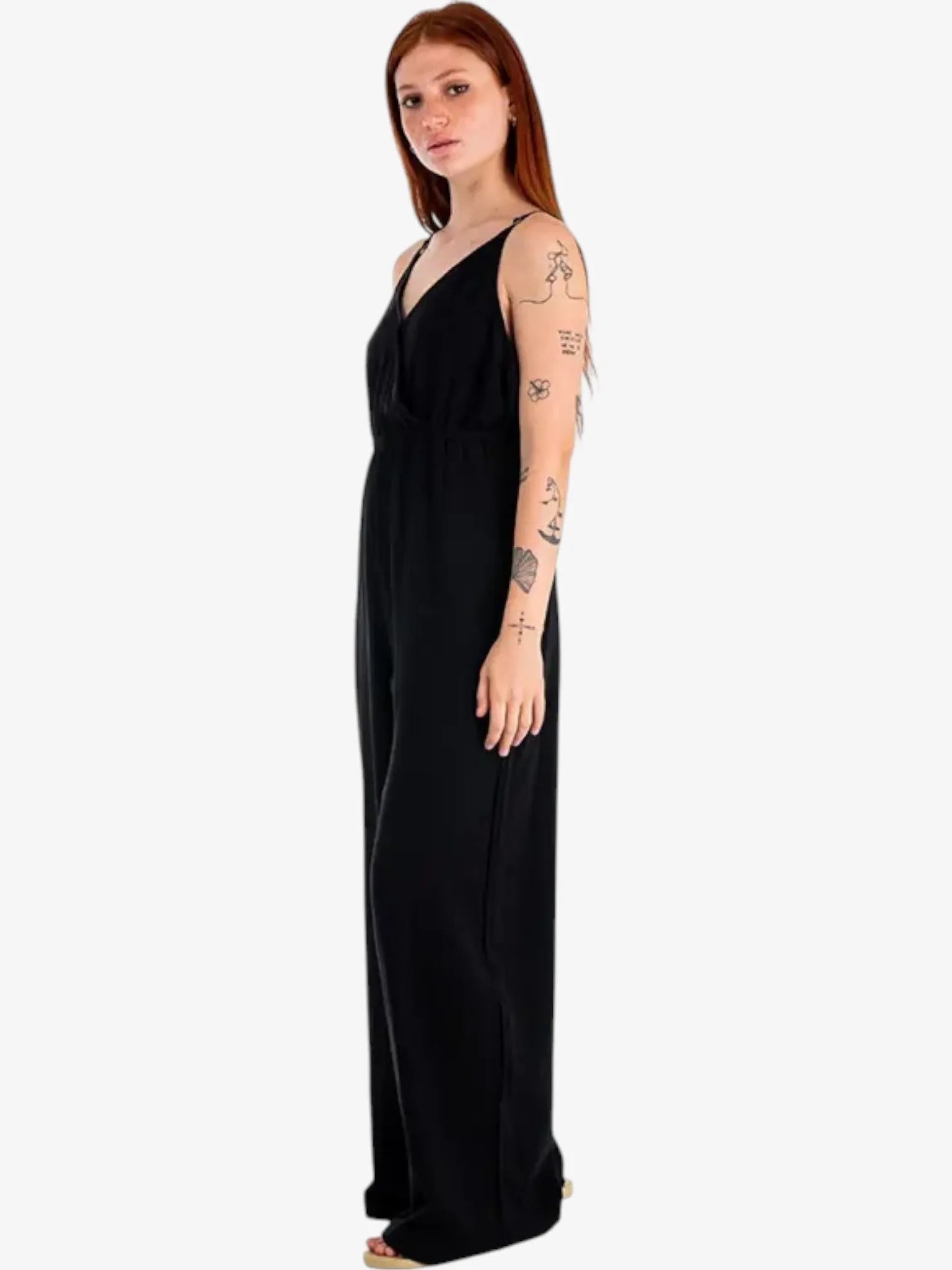 Mono Roxy Never Ending Summer Solid Black Women's Casual Dress - Perfect for Beach Vacations, Summer Parties & Everyday Wear