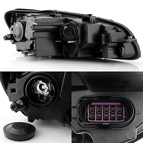 AKKON Replacement Headlight Assembly for 2006-2010 Volkswagen Passat B6 - Right Passenger Side Halogen Headlamp - Perfect for Night Driving & Foggy Conditions