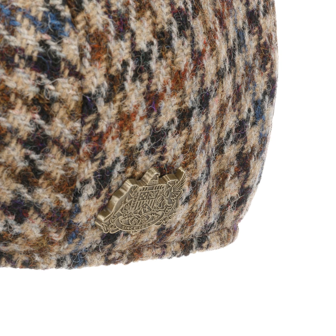 Stetson Harris Tweed Long Peak Flat Cap - Classic Wool Hat for Men | Perfect for Outdoor Activities, Casual Wear & Winter Fashion