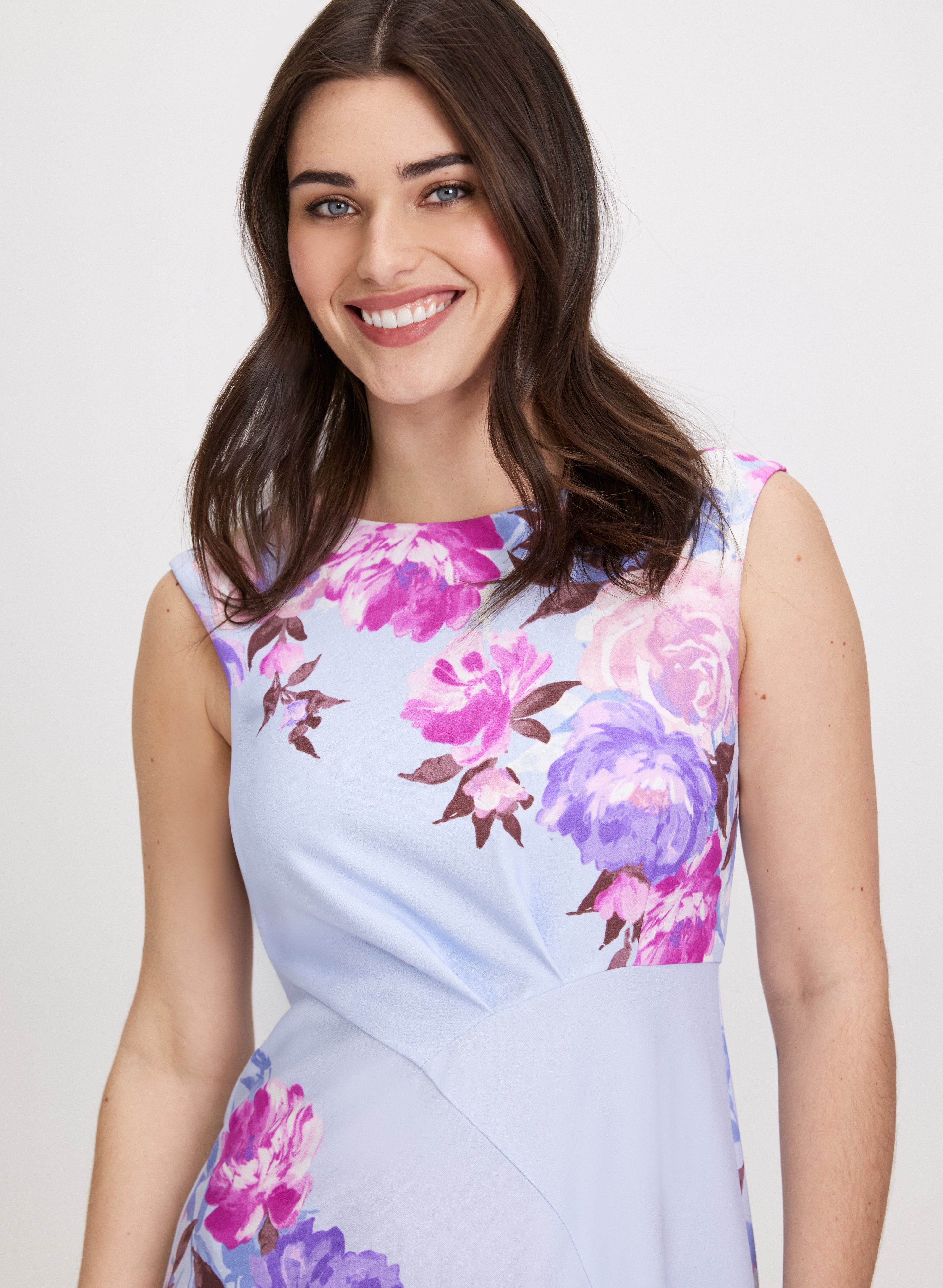 Floral Print Dress for Women - Summer Flowy Boho Maxi Dress with Pockets - Perfect for Beach, Vacation & Casual Outings