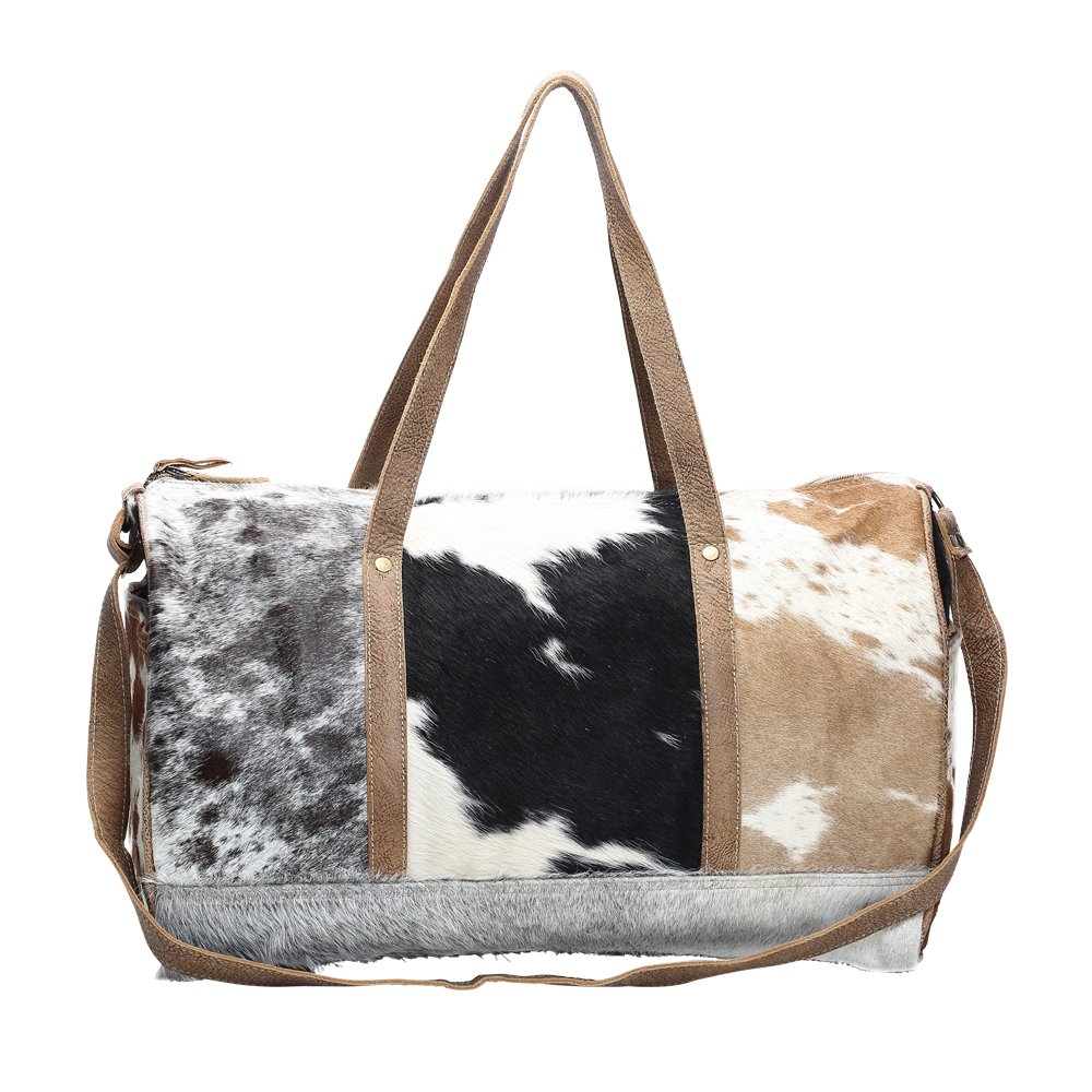 Premium Myra Cowhide Leather Travel Bag S-1159 - Durable & Stylish Carry-On for Business Trips, Weekend Getaways & Airplane Travel