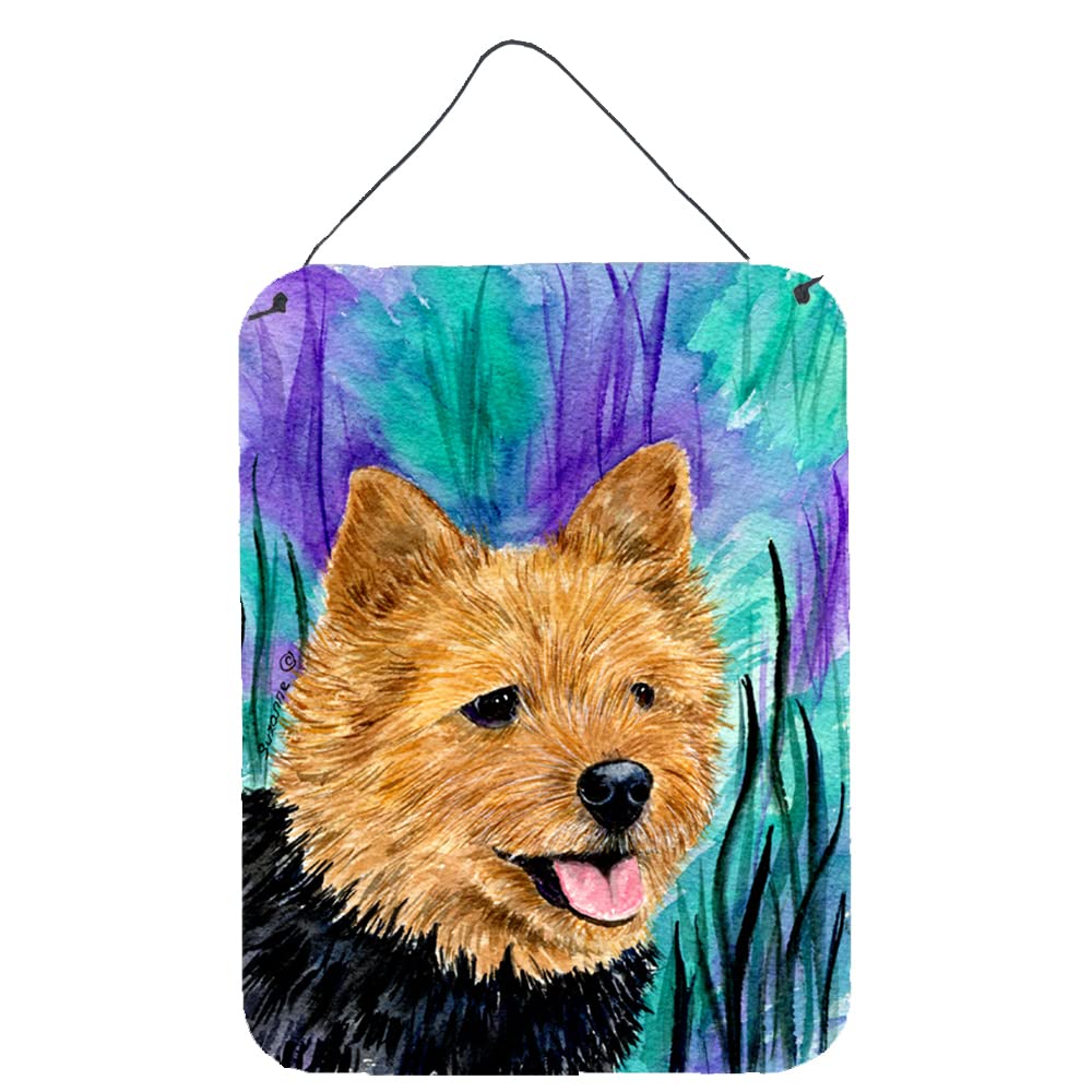 Norwich Terrier Metal Wall Art - 12x16 Inch Aluminum Sign for Kitchen, Bar, Bathroom & Front Door Decor - Colorful Home Plaque for Dog Lovers (Multicolor)