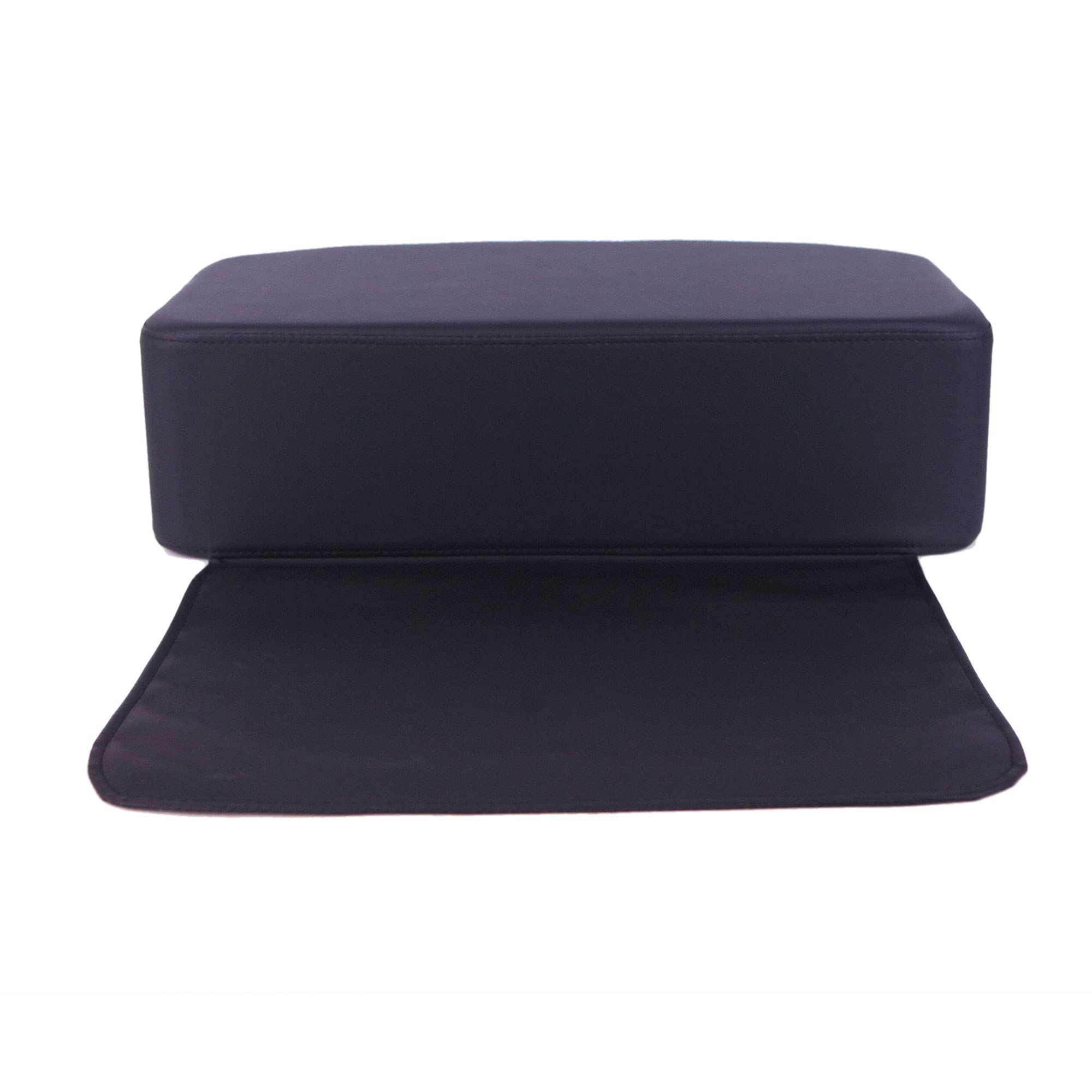 Premium PU Leather Salon Booster Seat Cushion for Kids - Child Haircut Styling Chair & Barber Shop Accessory - Perfect for Toddler Haircuts at Home or Salon