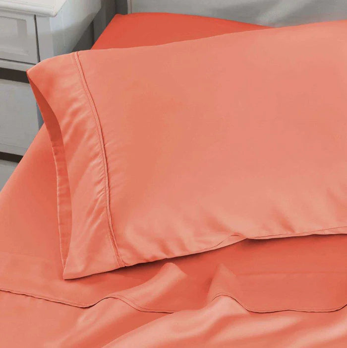 300 Thread Count Modal Beechwood Pillowcase Set - 2 Piece Soft & Breathable Bedding for a Comfortable Night's Sleep - Perfect for Home, Hotel, and Travel Use