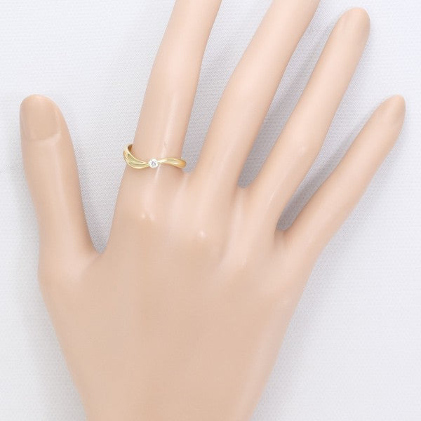 18K Yellow Gold Diamond Ring for Women - Elegant Solitaire Engagement & Wedding Band - Perfect for Proposals, Anniversaries, and Special Occasions