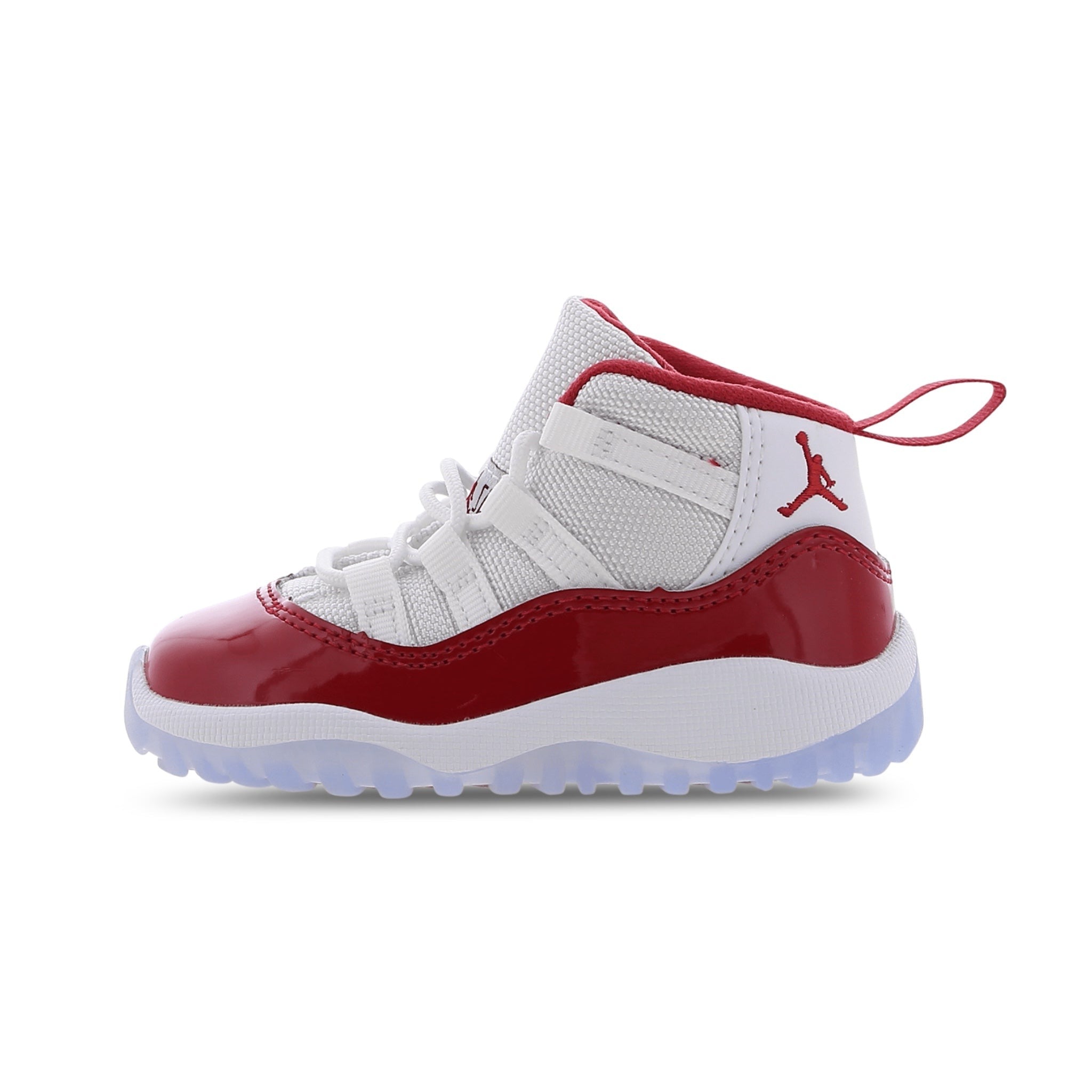 Air Jordan 11 Retro (TD) Cherry White Varsity Red Black Basketball Shoes for Kids - Perfect for Court Play, Sneaker Collection & Casual Wear