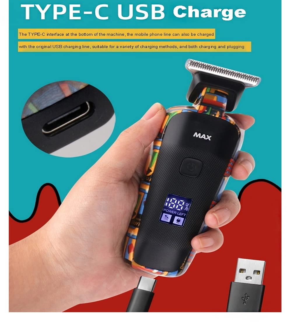 Professional Hair Clipper Trimmer - USB Rechargeable Electric Hair Cutting Kit for Men & Women, Multifunctional Barber Grooming Set for Home & Salon Use - Perfect for DIY Haircuts, Beard Trimming & Styling