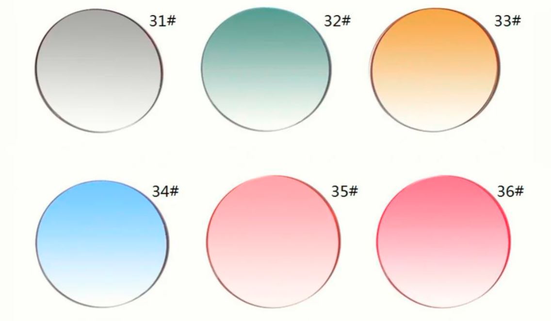 Aimee MR Series Progressive Tinted Rimless Eyeglass Lenses - Clear Vision for Reading, Computer & Driving - Lightweight & Stylish Eyewear for Men & Women
