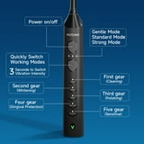 Mitimi D36 Sonic Electric Toothbrush - 3 Intensity Levels & 5 Cleaning Modes, Wireless Fast Charging, IPX7 Waterproof, for Adults & Kids - Perfect for Travel, Home & Family Oral Care