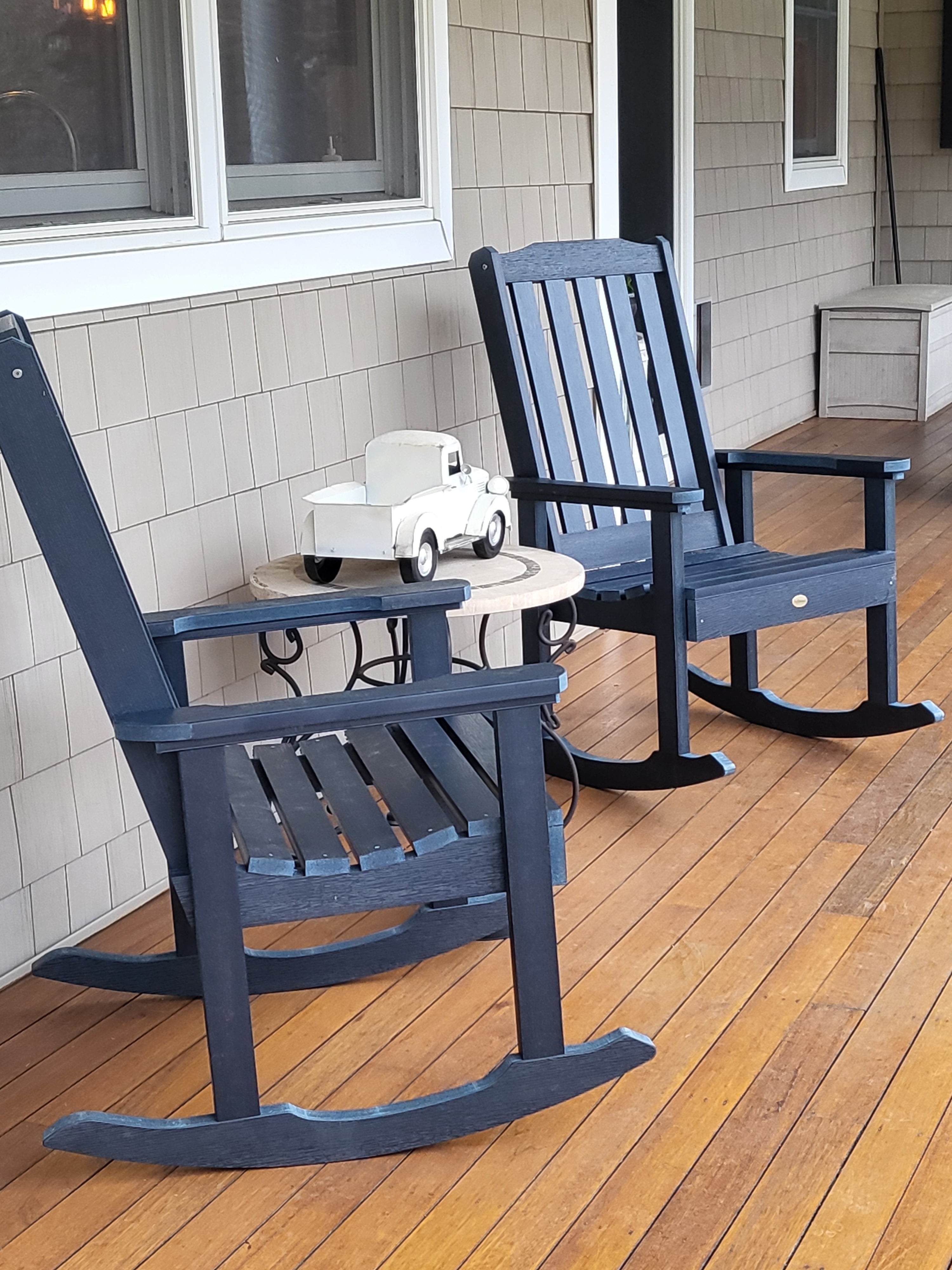Lehigh Outdoor Rocking Chair - Patio, Garden & Porch Relaxation - Comfortable All-Weather Wicker Rocking Chair for Backyard, Deck & Poolside Use