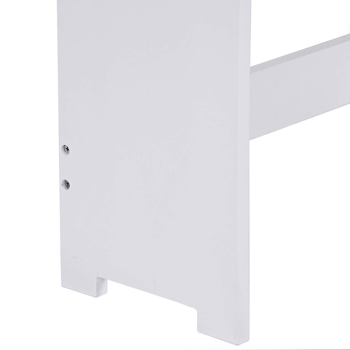 Over-The-Toilet Bathroom Storage Cabinet Organizer with Adjustable Shelf - Space Saving Bathroom Storage Solution for Towels, Toiletries & Cosmetics - Perfect for Small Bathrooms, Apartments & Dorm Rooms