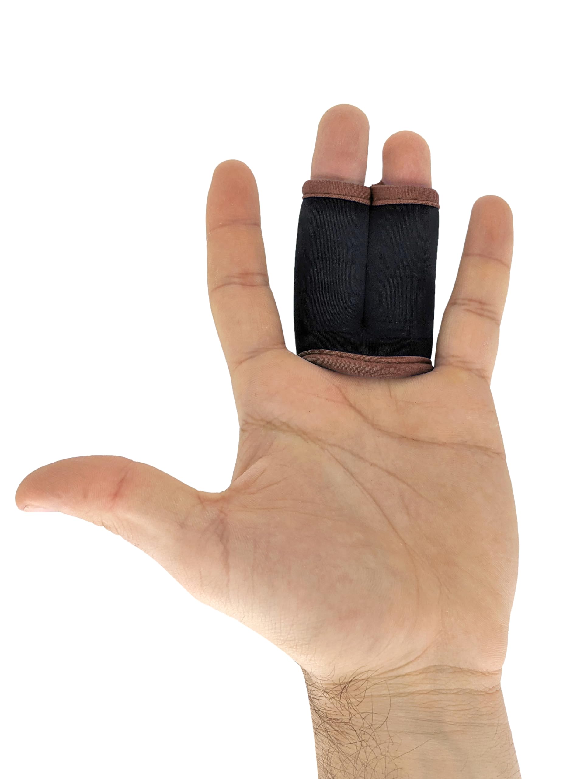 LIONTEK BJJ Double Finger Sleeve Tape Replacement - Large Size for Brazilian Jiu-Jitsu Training, MMA Grappling & Martial Arts Protection - Perfect for Finger Support During Sparring and Competition