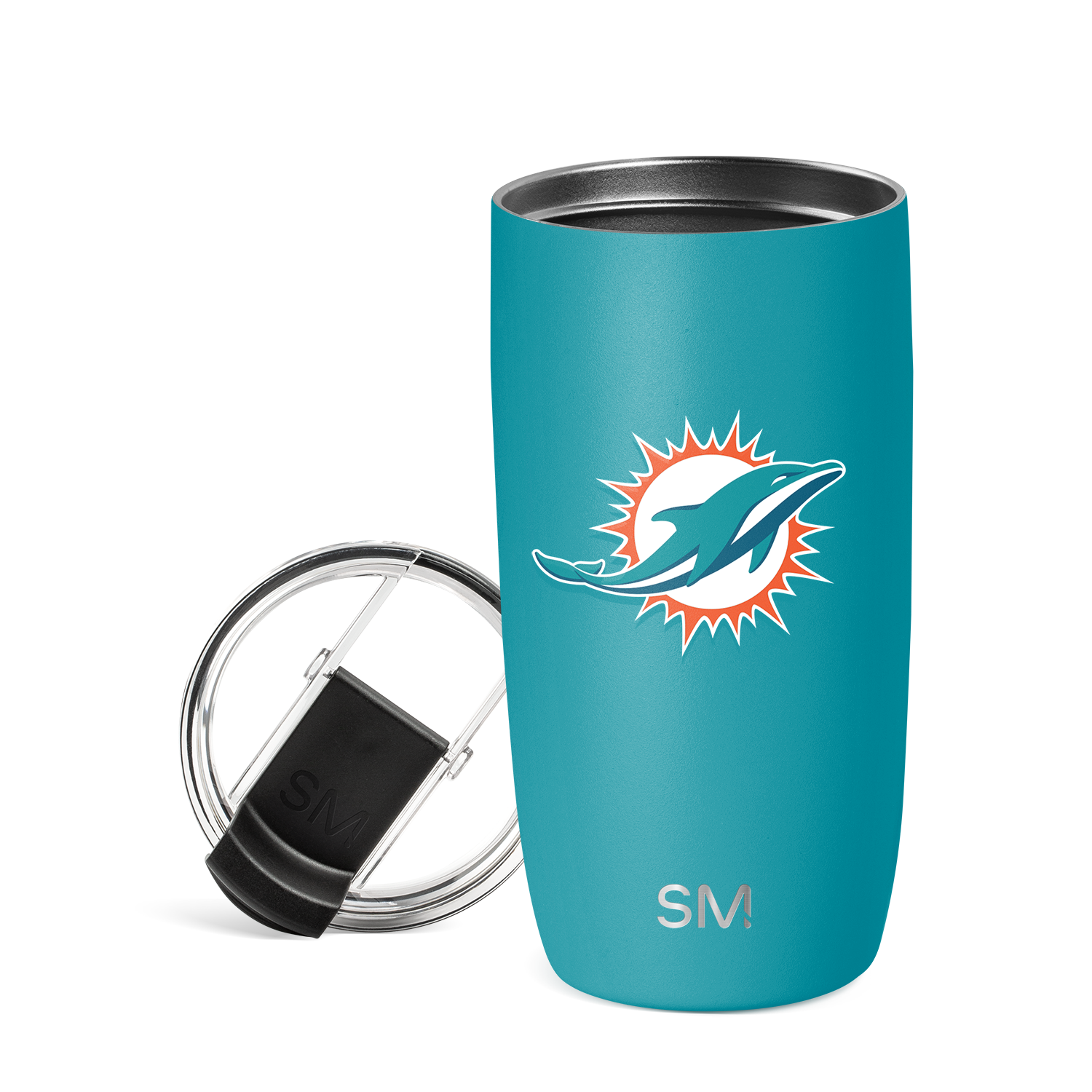 NFL Voyager Tumbler with Clear Flip Lid & Straw - Insulated Stainless Steel Water Bottle for Football Fans - Perfect for Game Day, Gym & Outdoor Activities