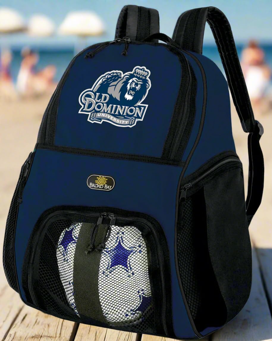 ODU Soccer Backpack for Men & Women - Durable Old Dominion University Volleyball Backpack with Ventilated Shoe Compartment - Perfect for Sports, Gym, Travel & School