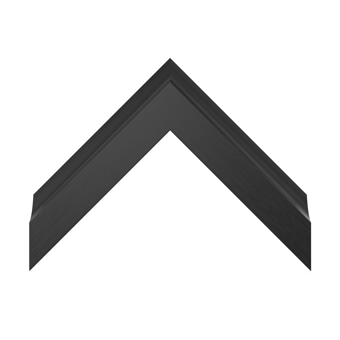 Anodized Black Alloy Scoop for Samsung Frame TV Bezel - Premium TV Accessory for Home Theater & Modern Living Room Decor