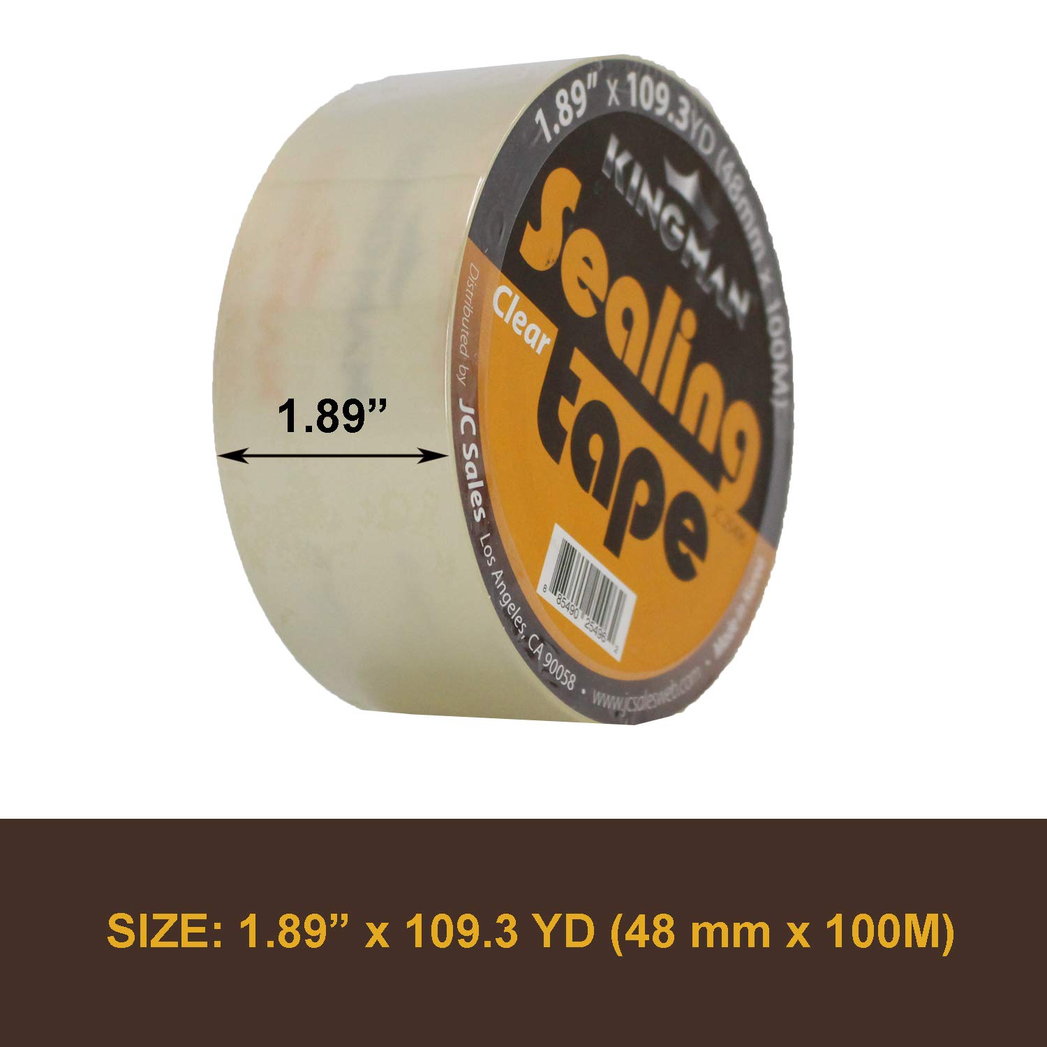 Kingman Heavy Duty Clear Packing Tape 1.89