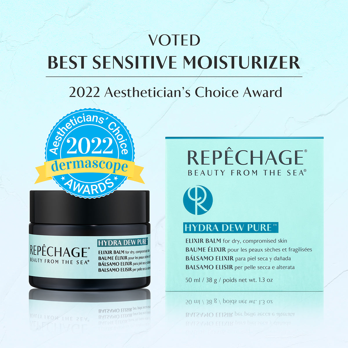 Hydra Dew Pure™ Elixir Balm - Ultra Hydrating Lip & Skin Moisturizer for Dryness Relief | Perfect for Winter Care, Chapped Lips & Nighttime Repair