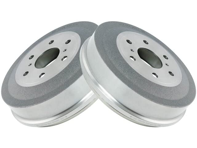 Rear Brake Drum Set of 2 - Compatible with 2009-2013 GMC Sierra 1500 Pickup Truck - Durable Replacement Brake Drums for Smooth Braking Performance - Perfect for Off-Roading, Towing & Daily Commuting