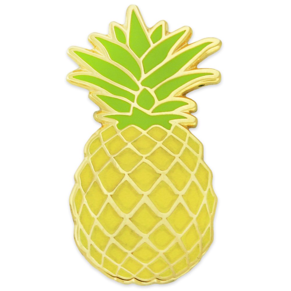 PinMart Culinary Hospitality Pineapple Fruit Enamel Lapel Pin - Perfect for Chefs, Waiters & Food Service Professionals