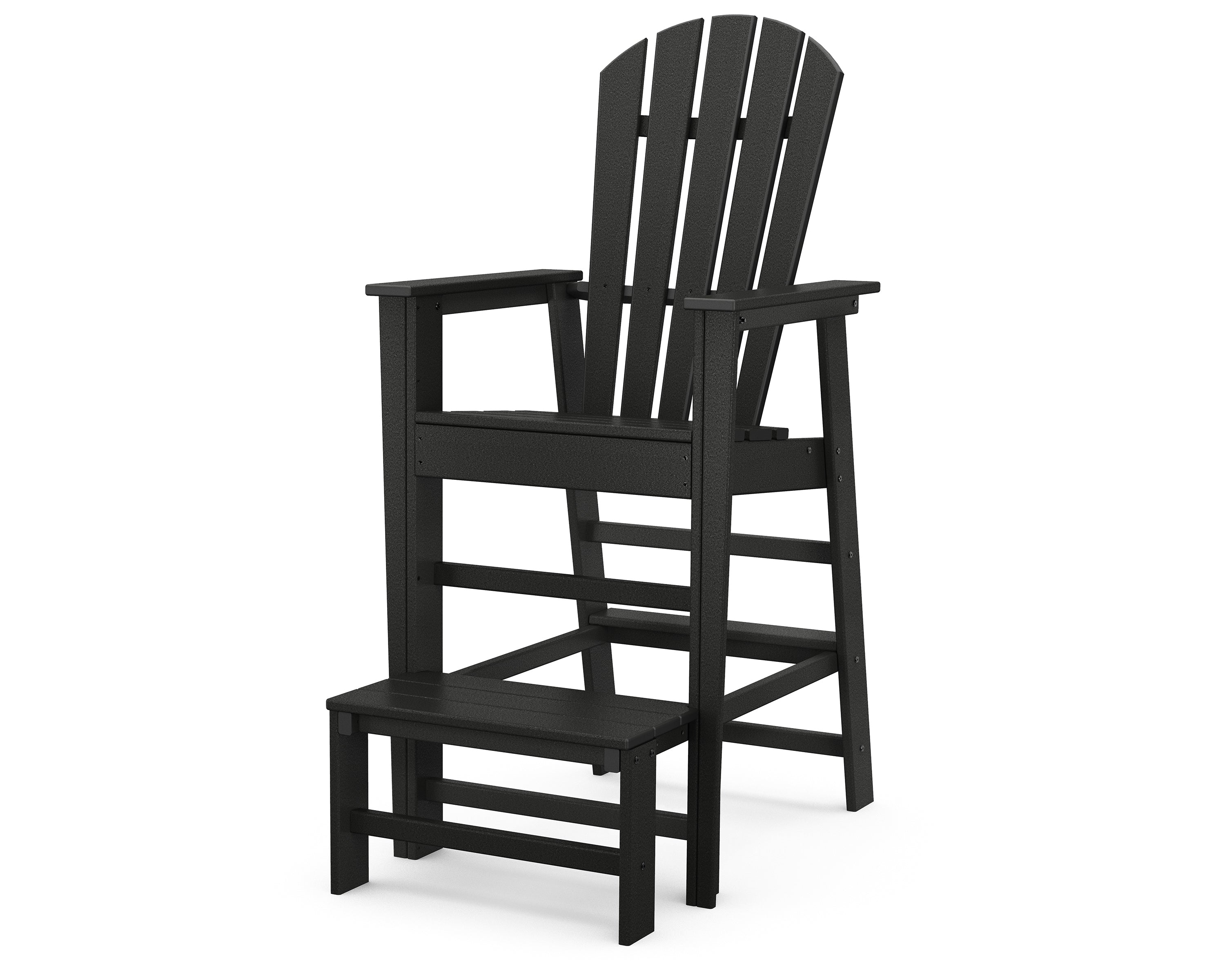 POLYWOOD South Beach Lifeguard Chair - Durable Outdoor Adirondack Style Chair for Poolside, Beach, and Backyard Decor - Perfect for Coastal Themed Patio Furniture and Lifeguard Stand Decoration