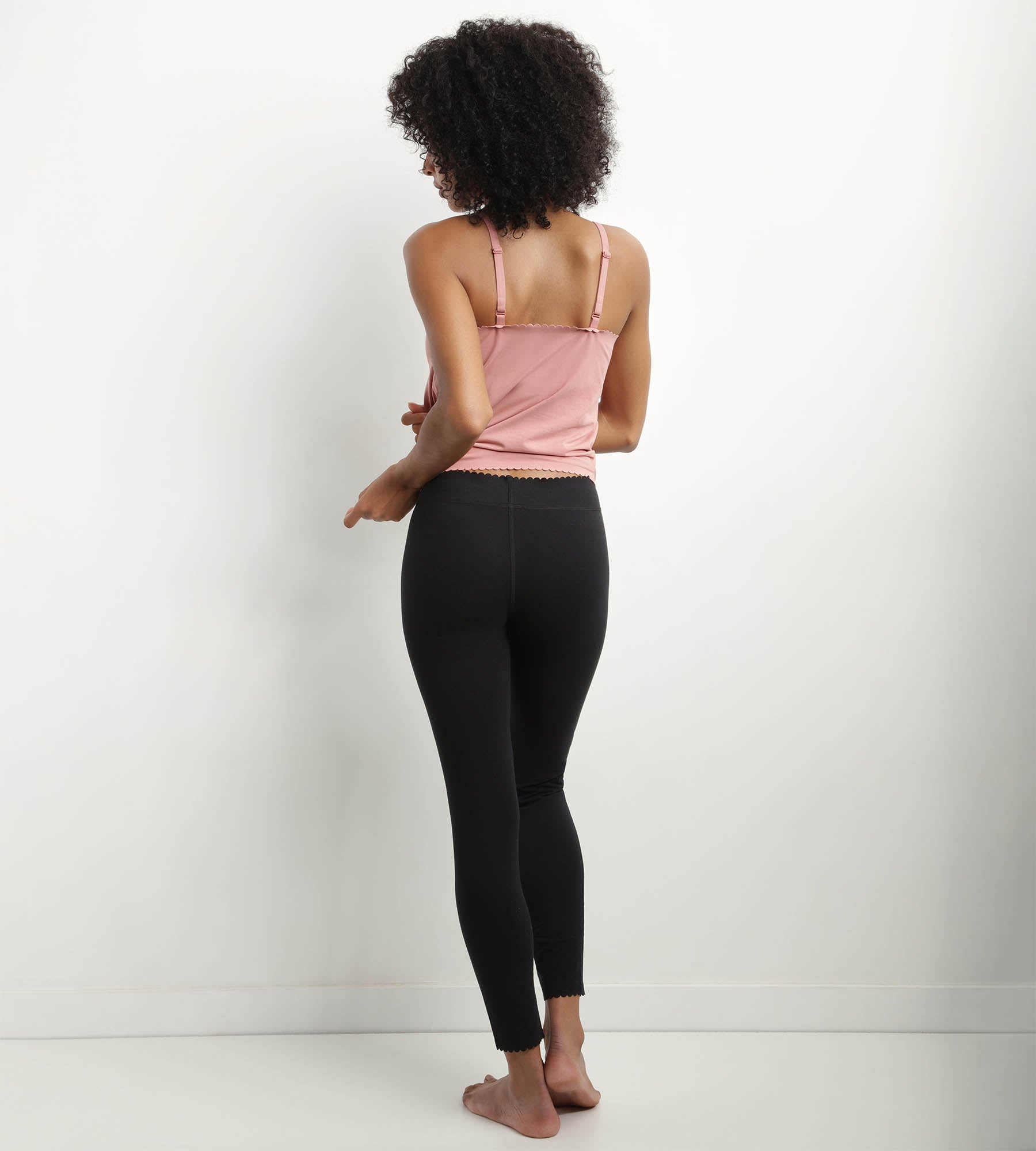 Seamless Stretch Cotton Women's Bralette - Soft Rose Ombre Comfort for Everyday Wear | Perfect for Yoga, Lounge & Sleep