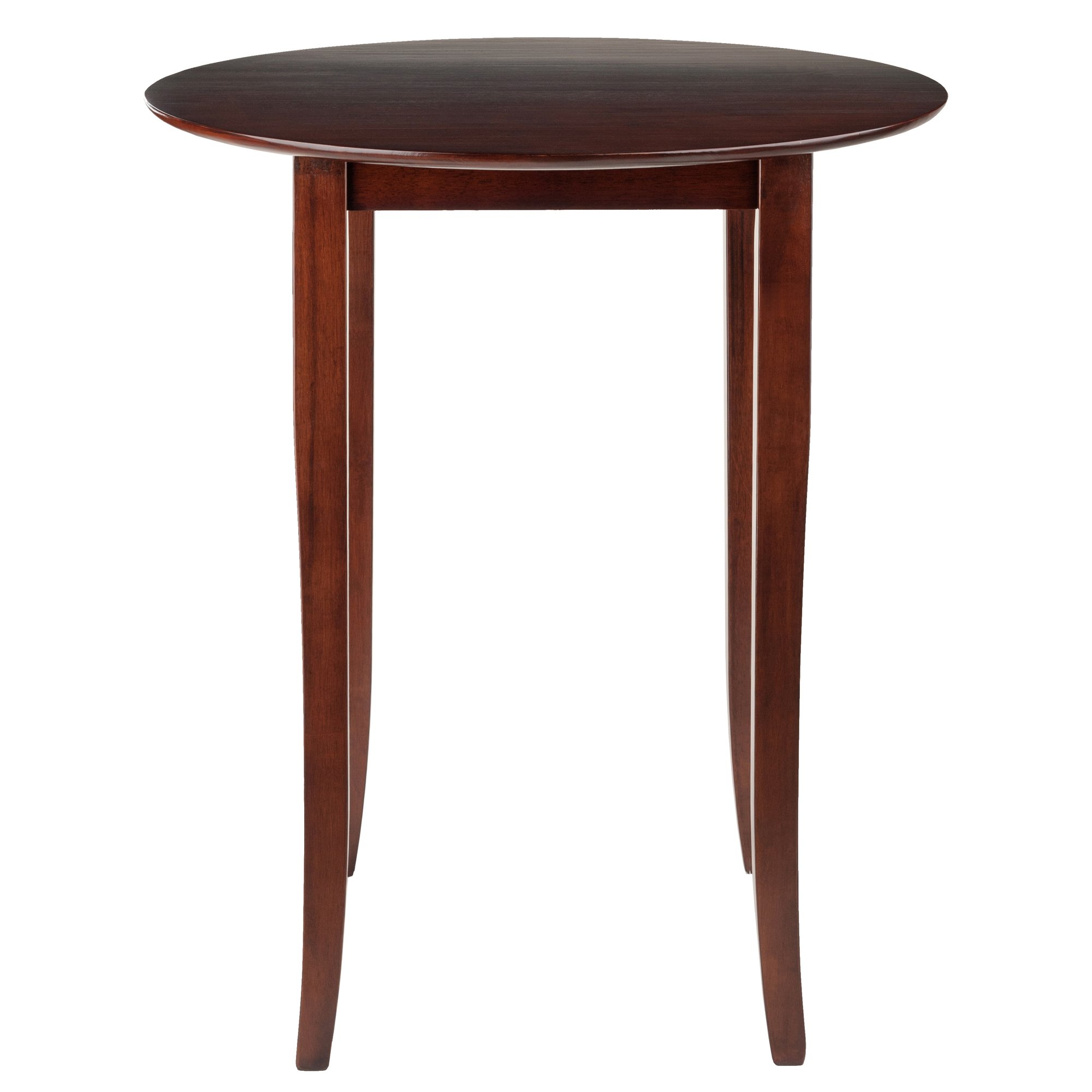 Winsome Fiona Walnut Dining Table - 33.86 x 33.66 x 38.98 Inches - Modern Kitchen Table for Small Spaces, Breakfast Nook & Apartment Dining
