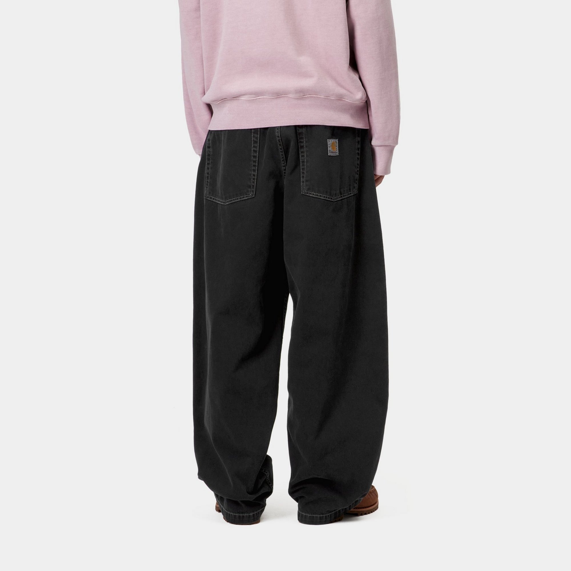 Brandon Men's Twill Pants - Stone Dyed Black Casual Trousers for Work, Travel & Everyday Wear
