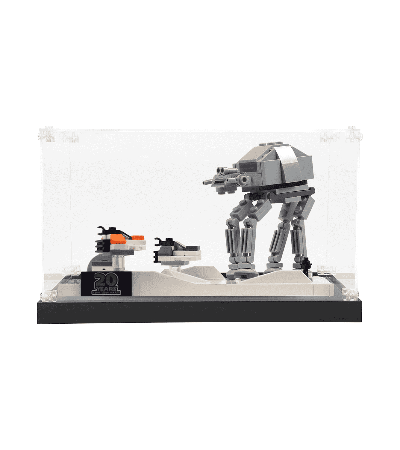LEGO Battle of Hoth 20th Anniversary Edition 40333 Display Case - Premium Acrylic Protector for Collectible LEGO Sets - Perfect for Showcasing & Protecting Your Star Wars LEGO Collection