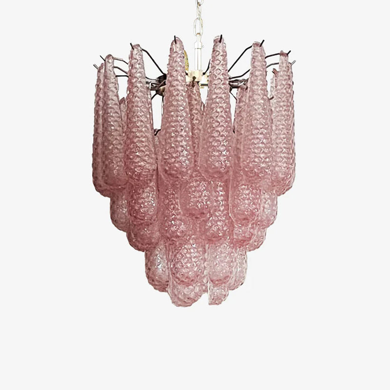 Murano Glass Water Drop Chandelier - Elegant Handcrafted Venetian Lighting for Dining Room, Bedroom & Entryway