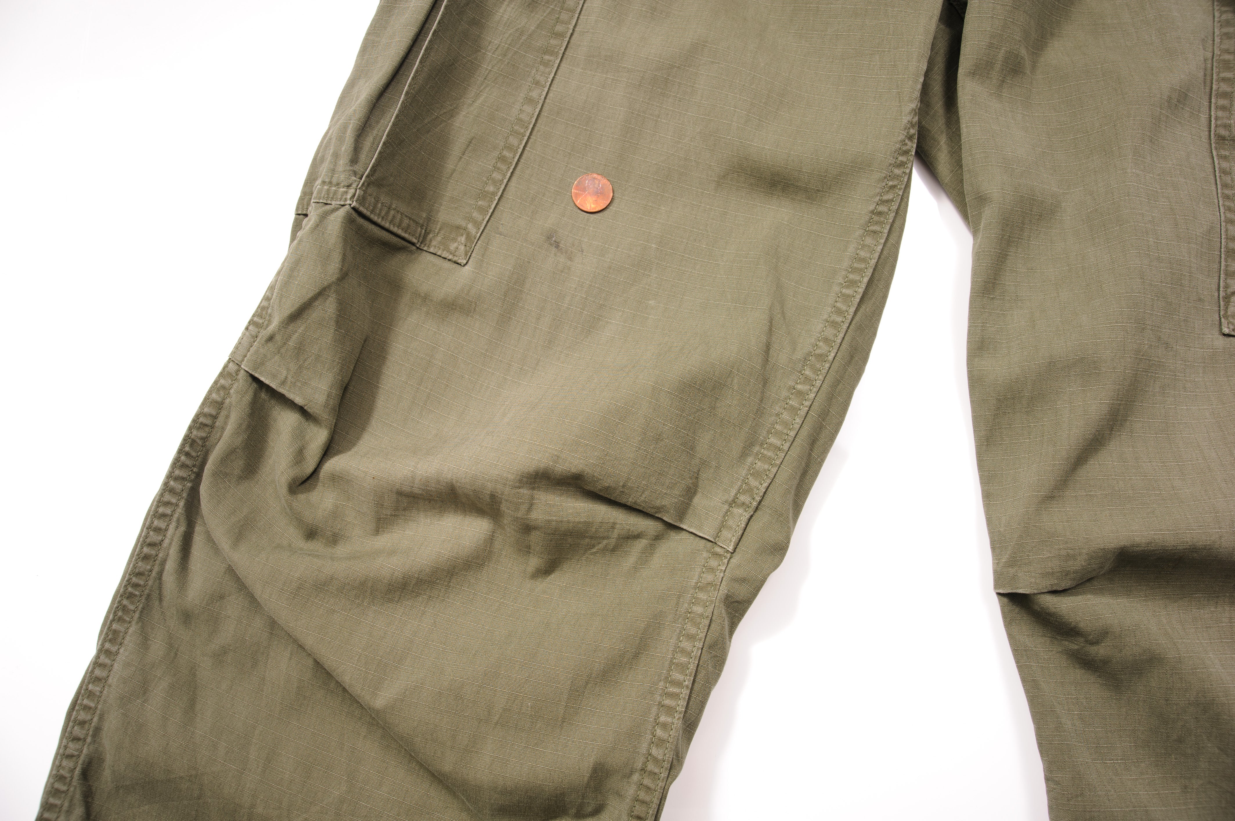 US Army Field Trousers Pants - Ripstop Poplin Vietnam War Era (1969) - Size 30x32 Small Long - Military Tactical Pants for Outdoor Hiking, Camping & Reenactments