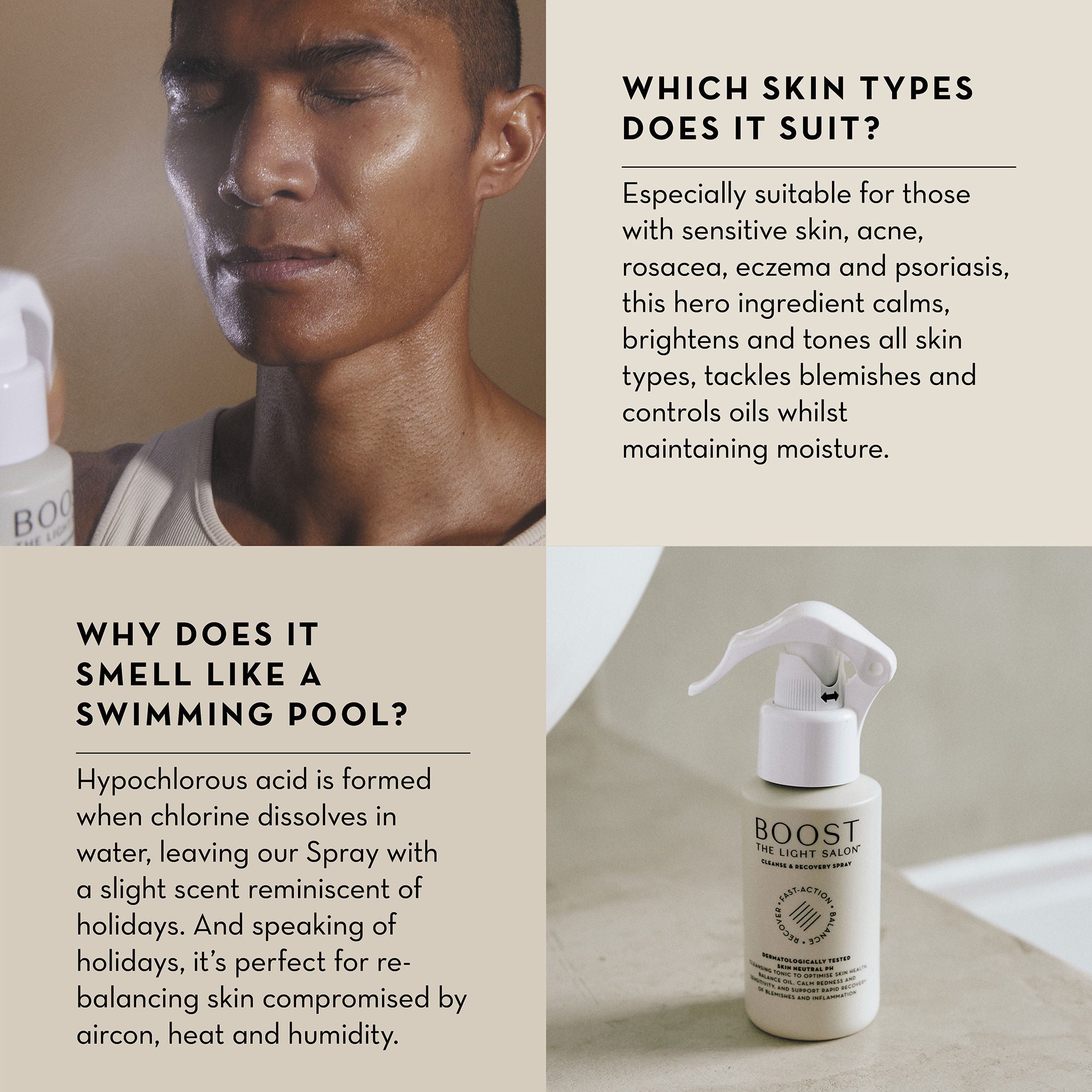Cleanse & Recovery Spray - Detoxifying Facial Mist for Skin Refresh & Hydration | Perfect for Post-Workout, Travel & Daily Skincare Routine