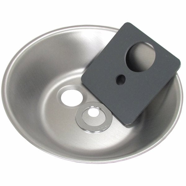 Speakman RPG68-0043 Stainless Steel Round Shower Drain Bowl Repair Kit with Tapered Drain - Replacement Part for Leaky Shower Drains | Bathroom Plumbing Fix