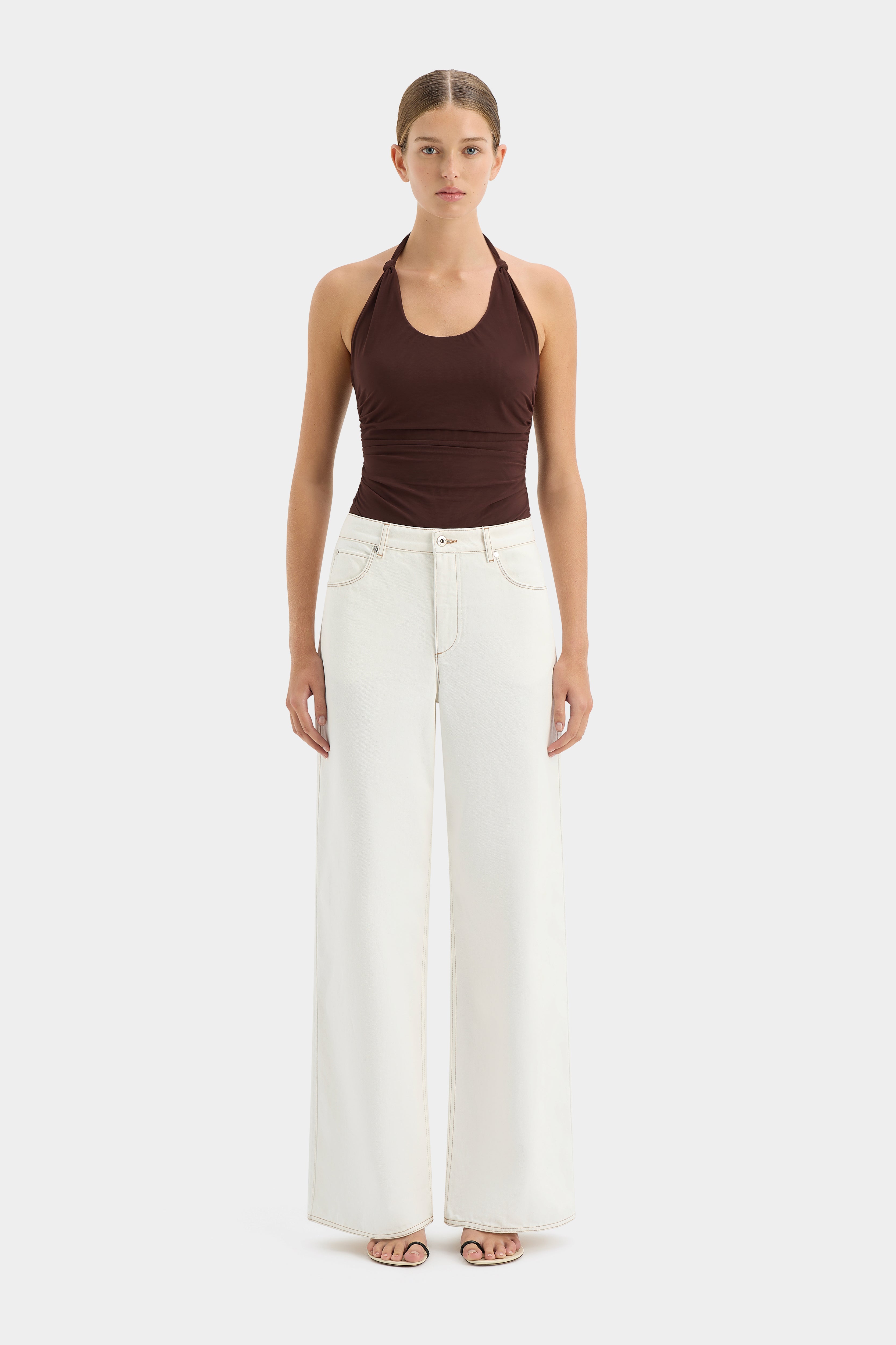 Jacques Knot Top Women's Fashion Blouse - Stylish & Comfortable for Casual Outings & Office Wear