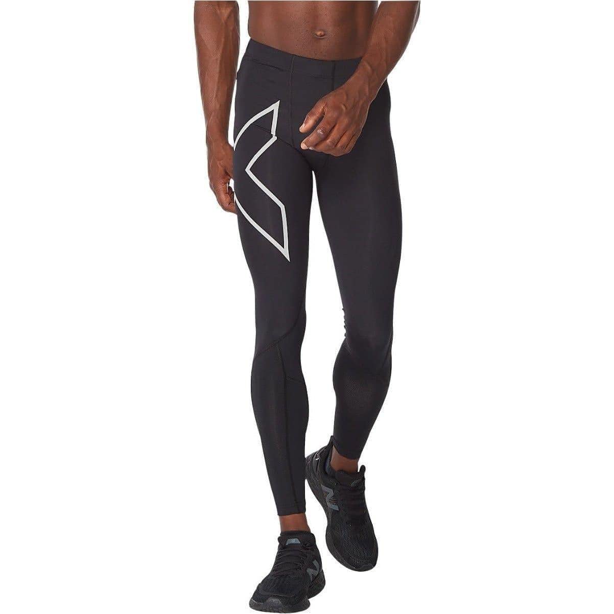 2XU Men's Aero Vent Compression Running Tights - Moisture Wicking & Breathable for Cool Performance - Ideal for Marathon Training, Gym Workouts & High-Intensity Exercise
