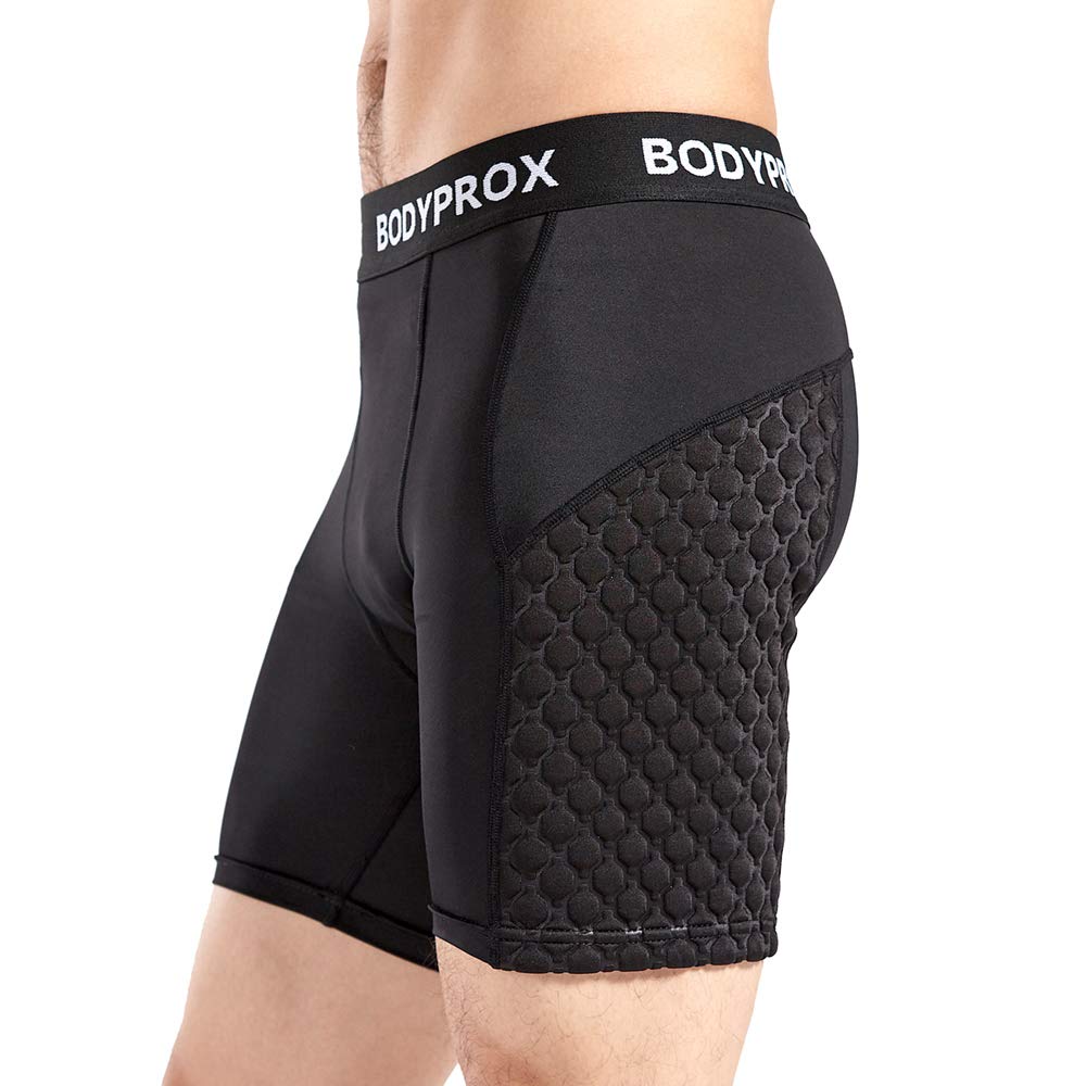 Bodyprox Men's Baseball Sliding Shorts with Compression & Padded Protection - Perfect for Baseball, Softball & Training Sessions