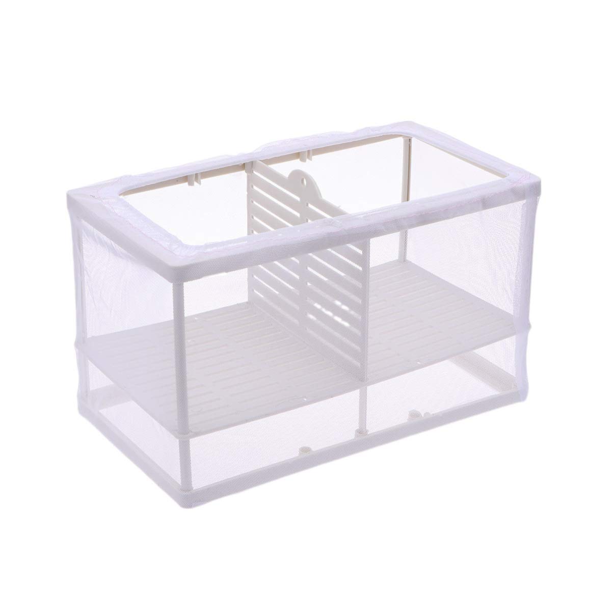 Aquarium Fish Breeding Box - Large Mesh Net Hatchery for Fry, Guppies, and Livebearers | Safe Isolation Tank for Pregnant Fish and Baby Fry | Perfect for Fish Tanks, Aquariums, and Breeding Setups