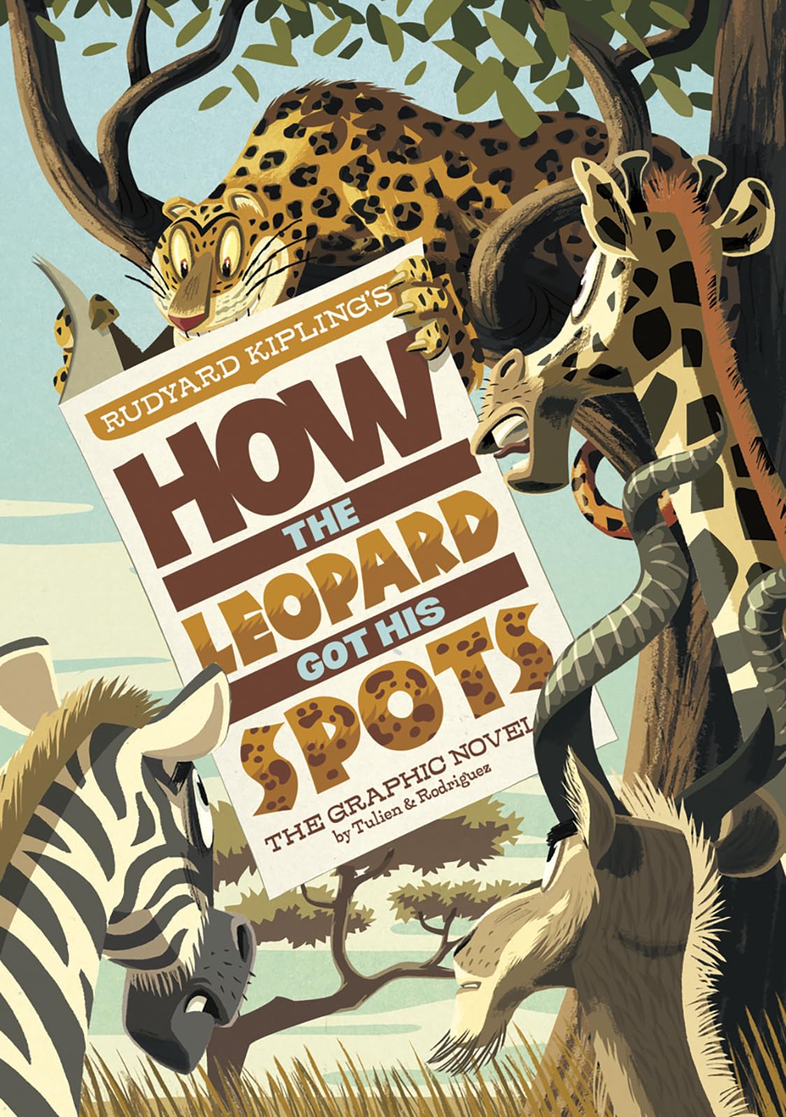How the Leopard Got His Spots: Illustrated Graphic Novel | Classic Animal Story Adaptation | Perfect for Kids' Bedtime Reading & Classroom Storytime