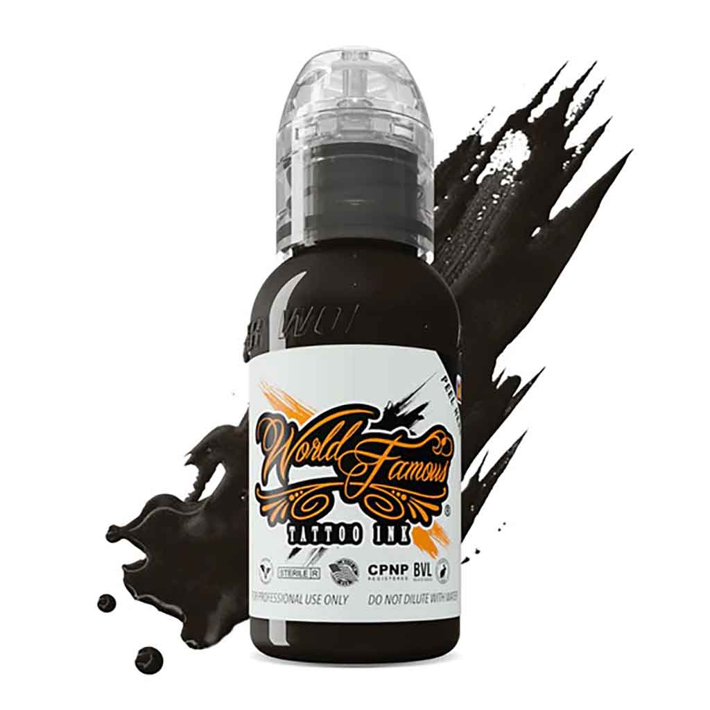 Badlands Brown World Famous Ink - 1 oz Bottle for Calligraphy, Fountain Pens & Art Projects