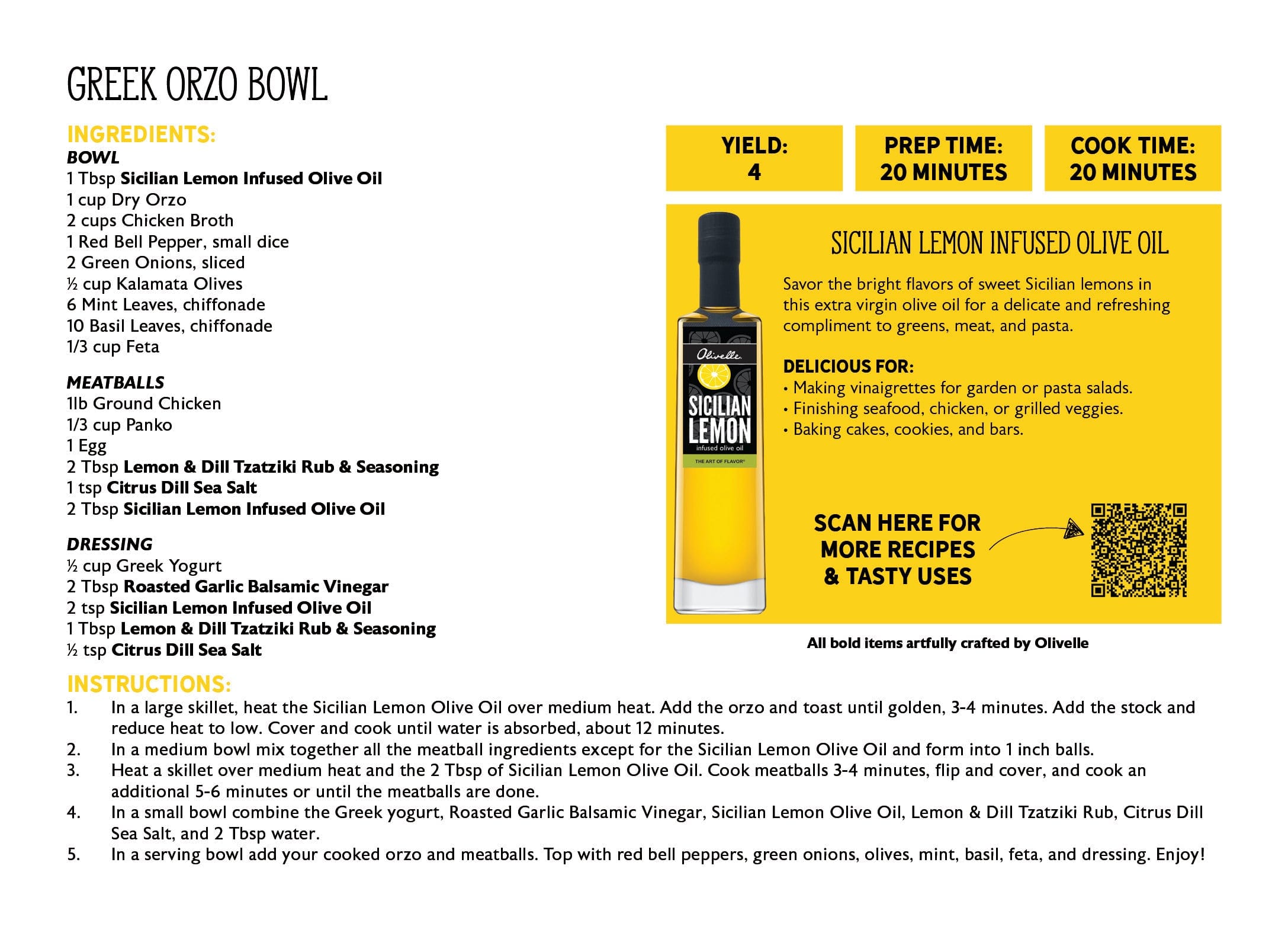 Olivelle Sicilian Lemon Infused Extra Virgin Olive Oil - Premium Cooking Oil for Salads, Pasta & Baking