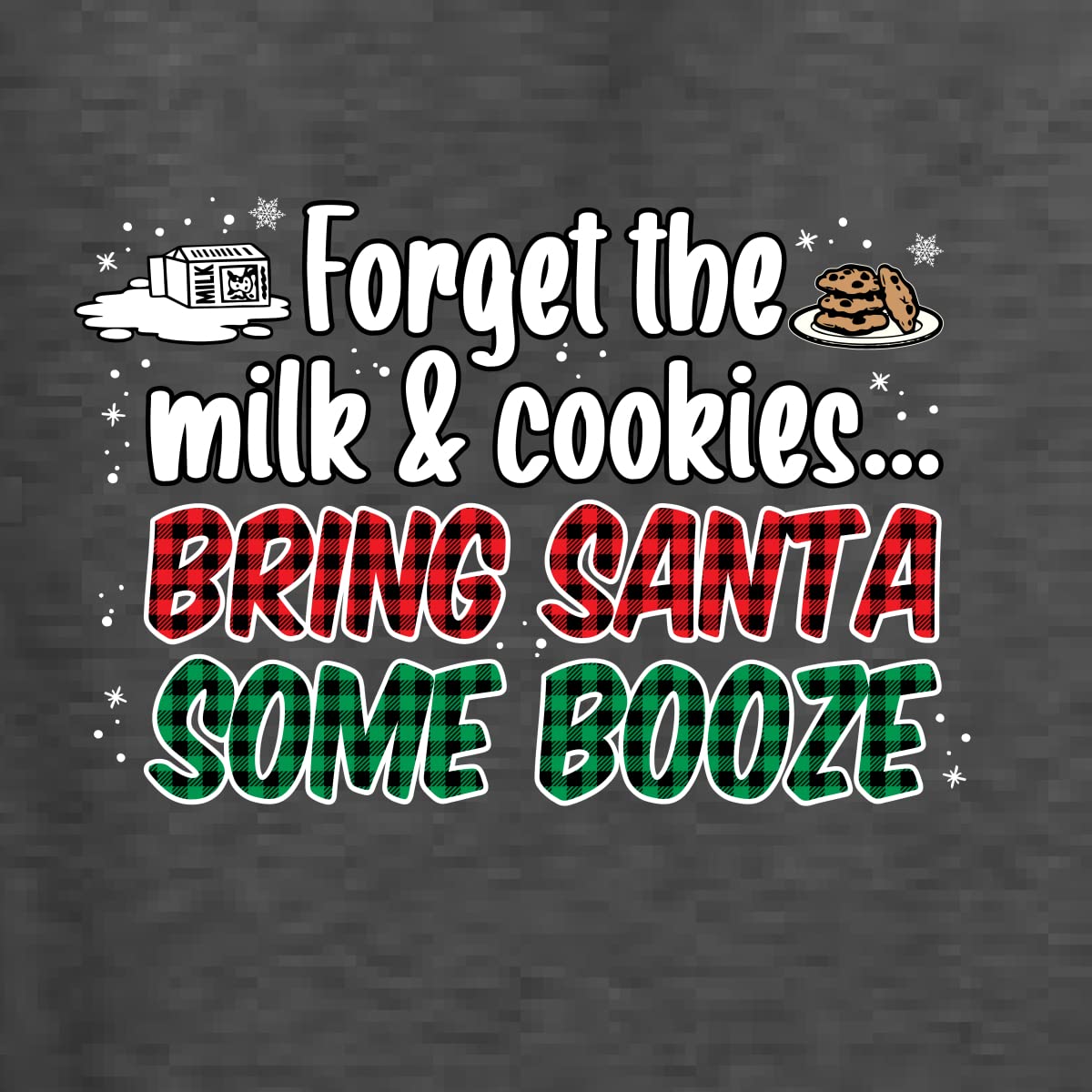 Wild Bobby Santa Booze Christmas Unisex Graphic Hoodie Sweatshirt - Funny Holiday Gift for Men & Women - Perfect for Ugly Sweater Parties & Festive Gatherings