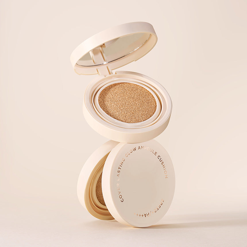 CHOSUNGAH BEAUTY Cover Lasting Glow Ampoule Cushion Foundation SPF50+ PA++++ 12g - Hydrating & Long-Lasting Makeup for Daily Wear & Special Occasions