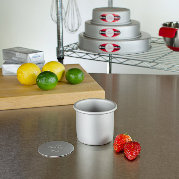 Non-Stick Round Cake Pan with Removable Bottom - 3 Inch Height for Baking, Decorating & Easy Release - Perfect for Birthday Cakes, Cheesecakes & Layer Cakes